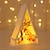 tanie Dekoracyjne światła-świąteczne dekoracyjne ozdoby na stół retro ledowe lampki nocne małe lampki nocne ozdoby wiszące dekoracje okienne i rekwizyty 1 szt