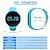 levne Digitální hodinky-T6A Chytré hodinky 37MM Elektronické hodinky nula Krokoměr Budík Kompatibilní s nula děti Voděodolné Krokovač IP65 20mm pouzdro na hodinky