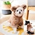 Недорогие Одежда для собак-Теплый костюм плюшевого мишки для домашних животных для собаки &amp; костюмы для домашних животных для кошек