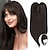 billige Pandehår-hårtopperhair toppers til kvinder tilføjer hårvolumen topper med pandehår 14 tommer syntetiske usynlige clips i hårstykker med tyndere hår naturligt udseende topper til daglig brug