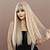 cheap Synthetic Trendy Wigs-Synthetic Wig Straight Neat Bang Wig Long A1 A2 A3 Synthetic Hair Women&#039;s Fashionable Design Soft Natural Pink Dark Gray Blonde