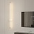 Недорогие Бра-светодиодный настенный светильник в стиле минимализма, металлический коридорный светильник, прикроватная лампа 60/90/120 см, 3000 К, теплый белый настенный светильник, 110-240 В