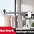 cheap Towel Bars-Towel Bar Bathroom Shelf Airer Adjustable Length Foldable Retractable Cable Contemporary Modern Aluminum 1PC - Bathroom Wall Mounted