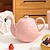 abordables Verres et tasses fantaisie-théière flamant rose - pot de fleurs en céramique pour le thé, le café et l&#039;eau - cadeau en porcelaine d&#039;os blanc pour la dégustation de thé et les cadeaux