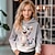 cheap Girl&#039;s 3D Hoodies&amp;Sweatshirts-Girls&#039; 3D Tiger Hoodie Pullover Long Sleeve 3D Print Fall Winter Active Fashion Cute Polyester Kids 3-12 Years Outdoor Casual Daily Regular Fit