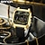 preiswerte Digitaluhr-SANDA Damen Herren Digitaluhr Retro Weinlese Militär Modisch Geschäftlich leuchtend Stopuhr Wecker Dual - Anzeige Silikon Beobachten