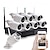 cheap NVR Kits-8CH 720P HD Wifi Wireless NVR Kit Security CCTV System Plug and Play 8pcs Cameras PAL NTSC Support Up to 4TB E-mail Alarm