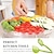 cheap Fruit &amp; Vegetable Tools-Tomato Slicer Holder, Lemon Cutter, Round Fruits Vegetable Cutting Tools, Handheld Multi Purpose Tongs, Kitchen Gadget (Green)