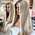 cheap Human Hair Lace Front Wigs-Unprocessed Virgin Hair 13x4 Lace Front Wig Free Part Brazilian Hair Straight Multi-color Wig 130% 150% Density with Baby Hair Smooth Highlighted / Balayage Hair  Pre-Plucked For Women Long