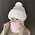 cheap Home Hats-Women&#039;s Cycling Windproof Scarf Hat, Winter Windproof Hat, Thicken Warm Cycling Cap Thermal Neck Warmer