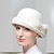 voordelige Feesthoeden-hoed Polyesteri 100% Wol Bowler / Cloche hoed Fedorahoed Bruiloft Avond Feest Elegant Bruiloft Met Strik Pet Helm Hoofddeksels