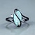 cheap Rings-Ring Party Classic Black Blue Chrome Precious Personalized Stylish 1PC