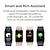 baratos Pulseiras Inteligentes-iMosi TK72 Relógio inteligente 1.47 polegada Relógio inteligente Bluetooth Monitoramento de temperatura Podômetro Aviso de Chamada Compatível com Android iOS Feminino Masculino Impermeável Controle