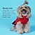 levne Oblečky pro psy-psí svetr šaty s dírkou na vodítko motýlek kostkované psí svetry pro malé psy teplý mazlíček svetr