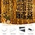 cheap LED String Lights-300LED Fairy Curtain Lights 9.8x9.8Ft Warm White USB Plug in 8 Modes Christmas String Hanging Lights with Remote for Bedroom Indoor Outdoor Weddings Party  Window Wall Indoor Outdoor Decoration