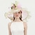 cheap Party Hats-Hats Organza Kentucky Derby Church Wedding Fancy With Flower Tulle Headpiece Headwear
