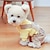 billiga Hundkläder-håll ditt husdjur mysigt och sött med denna bedårande björnmönstrade dogjumpsuit!