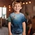 preiswerte 3D-T-Shirts für Jungen-Jungen 3D Dinosaurier T-Shirt Hemd Kurzarm 3D-Druck Sommer Frühling Aktiv Sport Modisch Polyester kinderkleidung 3-12 Jahre Rundhalsausschnitt Outdoor Casual Täglich Regular Fit