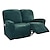 cheap Recliner Chair Cover-Sectional Recliner Sofa Slipcover 1 Set of 6 Pieces Microfiber Stretch High Elastic High Quality Velvet Sofa Cover Sofa Slipcover for 2 Seats Cushion Recliner Sofa