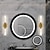 voordelige Wandverlichting voor binnen-led-wandlamp, zwarte wandlamp in Scandinavische stijl met metalen glazen trommelkap, wandverlichting, leeslamp, voor nachtkastje, slaapkamer 110-240v