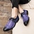 levne Pánské oxfordky-Pánské Oxfordské Společenské boty Bullock Shoes Chůze Na běžné nošení Denní Kůže Pohodlné Kotníčkové Povaleč Žlutá Růžová Modrá Jaro Podzim