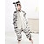 abordables Costume d'Animal-Pyjama Kigurumi Costume élégant Vêtements de Nuit Animal Plus de costumes Cheval Chaud Pyjama Déguisement drôle Enfant Unisexe Garçons et Filles Halloween Carnaval Soirée Performance Vêtements de