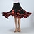 abordables Práctica de la danza-Ropa de Deporte Faldas Estampado Volante Corte Mujer Rendimiento Entrenamiento Cintura Alta Licra