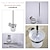 cheap Bathroom Accessory Set-Bathroom Accessory Set Towel Bar Toilet Paper Holder New Design Adorable Creative Contemporary Traditional Stainless Steel Low-carbon Steel Metal 1PC - Bathroom Single Double
