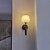 abordables Apliques de pared-aplique de pared lámpara de pared moderna lámpara de pared de mármol, lujosa pared de fondo de sala de estar de cobre, lámpara de pared de porche con capullos de flores, luz de pared 110-240v