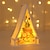 رخيصةأون أضواء الديكور-زخارف منضدية مزخرفة لعيد الميلاد، أضواء الرياح LED الرجعية، أضواء ليلية صغيرة، زخارف معلقة، زخارف النوافذ والدعائم، قطعة واحدة