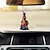 Недорогие Рождественский декор-автомобильное подвесное украшение, акриловый 2D брелок с плоским принтом, дополнительный акриловый орнамент и аксессуары для зеркала заднего вида автомобиля, памятный подарочный набор