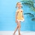 זול בגדי ים-ילדים בנות בגד ים בָּחוּץ צבע אחיד מקסים בגדי ים 7-13 שנים קיץ צהוב כחול ים פול
