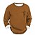 abordables Men&#039;s Sweatshirts-Sweatshirt Homme Designer Col Rond Imprimé Hiver