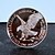 Недорогие реквизит для фотобудки-2024 США статуя свободы лет посеребренная памятная монета внешняя торговля памятная медаль