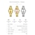 abordables Montres à Quartz-Opk femmes montre à quartz minimaliste mode montre-bracelet lumineux étanche décoration montre en acier inoxydable