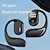 olcso TWS – Valódi vezeték nélküli fejhallgató-új vezeték nélküli fejhallgató akasztós, nem fülbe helyezhető üzleti fejhallgató levegővezető vezeték nélküli fejhallgató