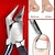 levne Koupání a osobní péče-Nůžky na nehty z nerezové oceli s ostrým hrotem na zarostlé a silné nehty - pomůcka pro péči o širokou čelist