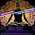 cheap Blacklight Tapestries-Blacklight Tapestry UV Reactive Glow in the Dark Glow Party Neon Bohemian Meditation Psychedelic Buddha Chakra Trippy Misty Hanging Tapestry Wall Art Mural for Living Room Bedroom