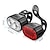 Недорогие тактические фонари-Комплект передних и задних фонарей для велосипеда, фара с зарядкой через USB, mtb, водонепроницаемый задний фонарь, светодиодный фонарь, детали велосипеда