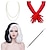 voordelige Pruiken van filmkarakters-Monochrome Mode Schurk Zwart Witte Split Bob Wig Set Cosplay Halloween Wig