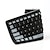 billige Tastaturer-moderigtigt 103 taster blødt silikone fleksibelt kablet foldbart tastatur til bærbar/computer