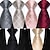 billiga Slipsar och flugor-klassisk randig män slips rosa grön blå siden slips set för män näsduk manschettknappar bröllop formell hals slips gfit för män
