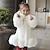 billige Yderbeklædning-Børn Pige Faux Fur Coat Helfarve Mode Ydeevne Frakke Overtøj 2-9 år Forår Sort Hvid Lyserød