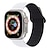 voordelige Apple Watch-bandjes-Leren koppeling Compatibel met: Apple Watch-horlogebandje 38mm 40mm 41mm 42mm 44mm 45mm 49mm Magnetische sluiting Verstelbaar Siliconen Vervangende horlogeband voor iwatch Ultra 2 Series 9 8 7 SE 6 5