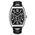 זול שעוני קוורץ-SANDA גברים קווארץ יצירתי אופנתי שעונים יום יומיים שעון יד לוח שנה עמיד במים קישוט עור שעון