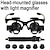 billige Håndverktøy-led lampe gullsmed forstørrelsesglass 15x 20x 25x linse forstørrelsesglass briller lupe smykker taksering klokke reparasjon