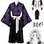 billige Anime-kostymer-kokushibou cosplay kostymer med midlertidige tatoveringer demon slayer: kimetsu no yaiba japansk anime cosplay kostymer kimono dresser for menn kvinner med parykk