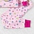 billige Piger 3D pyjamas-Pige 3D enhjørning Pyjamas Sæt Pink Langærmet 3D-udskrivning Efterår Vinter Aktiv Mode Sød Stil Polyester Børn 3-12 år Rund hals Hjem Afslappet Indendørs Regulær
