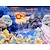 cheap Jigsaw Puzzles-Creative 1000 Pieces Of Flat White Card Paper Thickened Puzzle Circular Moon Love Sea Puzzle Toy For Adults