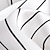 abordables Accesorios de ropa de cama-Antifaz a rayas en blanco y negro de 19 mm, antifaz de seda real, relleno de seda largo, sombreado de seda de morera, antifaz para dormir transpirable